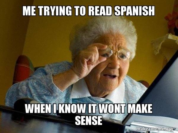 How to read in Spanish